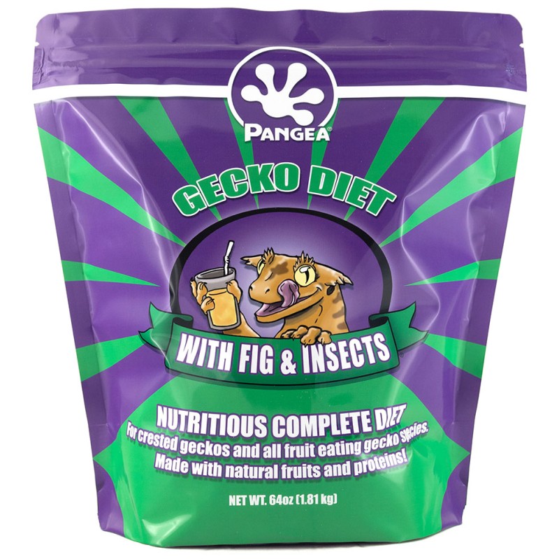 Pangea Gecko Diet - Fig & Insects - 64 oz (4 lb)